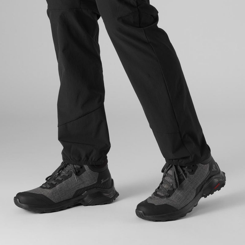 Salomon X Reveal Chukka Climasalomon Wasserdichte Winterstiefel Schwarz | 26495-FNPR