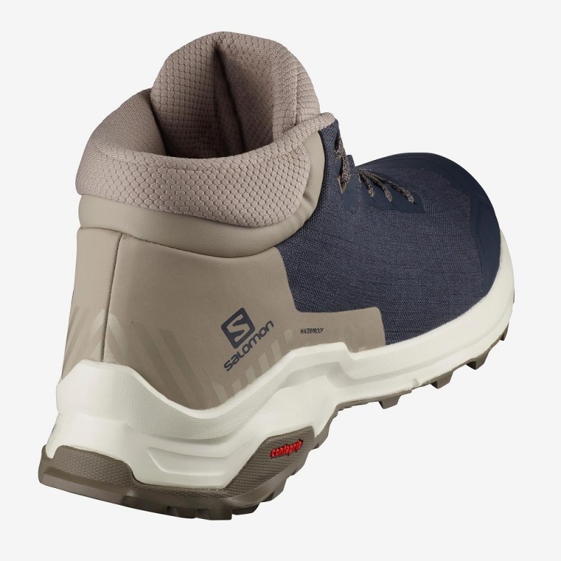 Salomon X Reveal Chukka Climasalomon Wasserdichte Winterstiefel Navy | 89657-CLNH