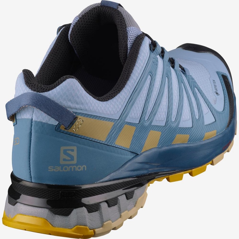 Salomon Xa Pro 3D V8 Gore-Tex Trailrunning Schuhe Blau | 90872-DBRO