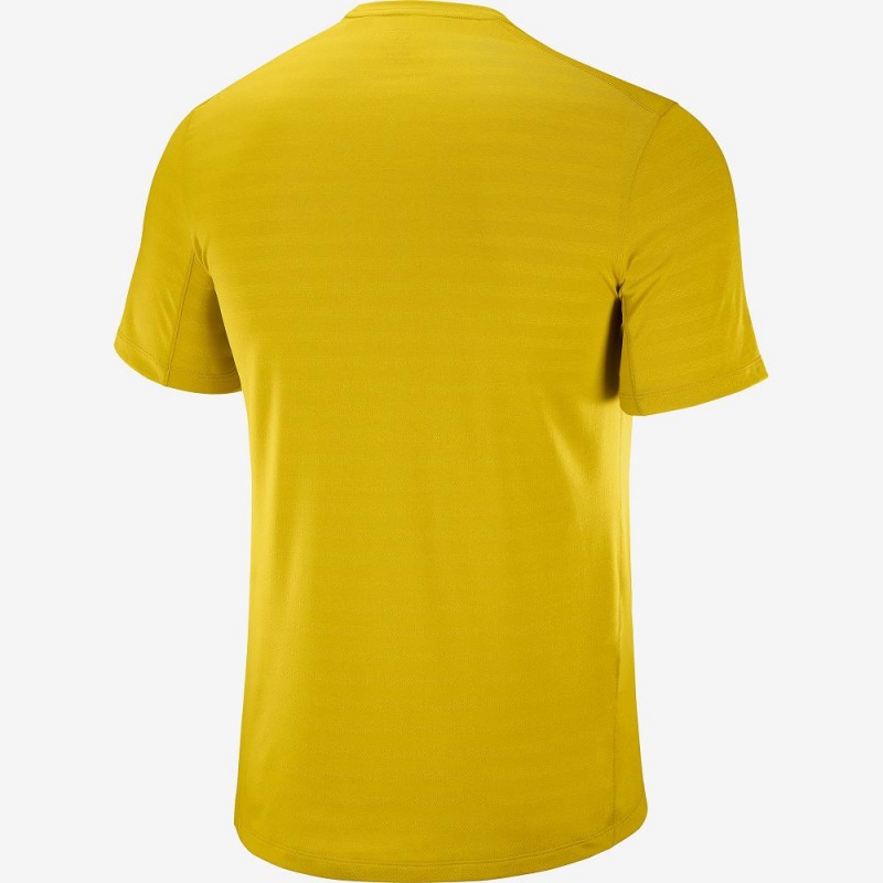 Salomon Xa Tee M Oberteile Gelb | 30417-FHAX