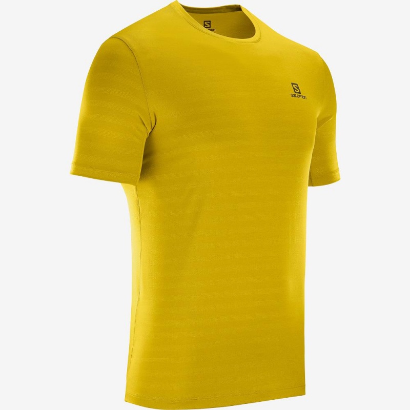 Salomon Xa Tee M Oberteile Gelb | 30417-FHAX