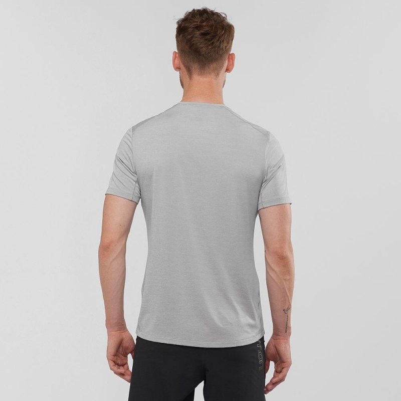 Salomon Xa Tee M Oberteile Gray | 47629-ECLO