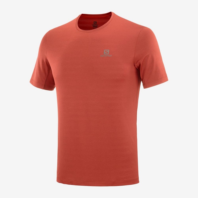 Salomon Xa Tee M Oberteile Rot | 62015-CXAN