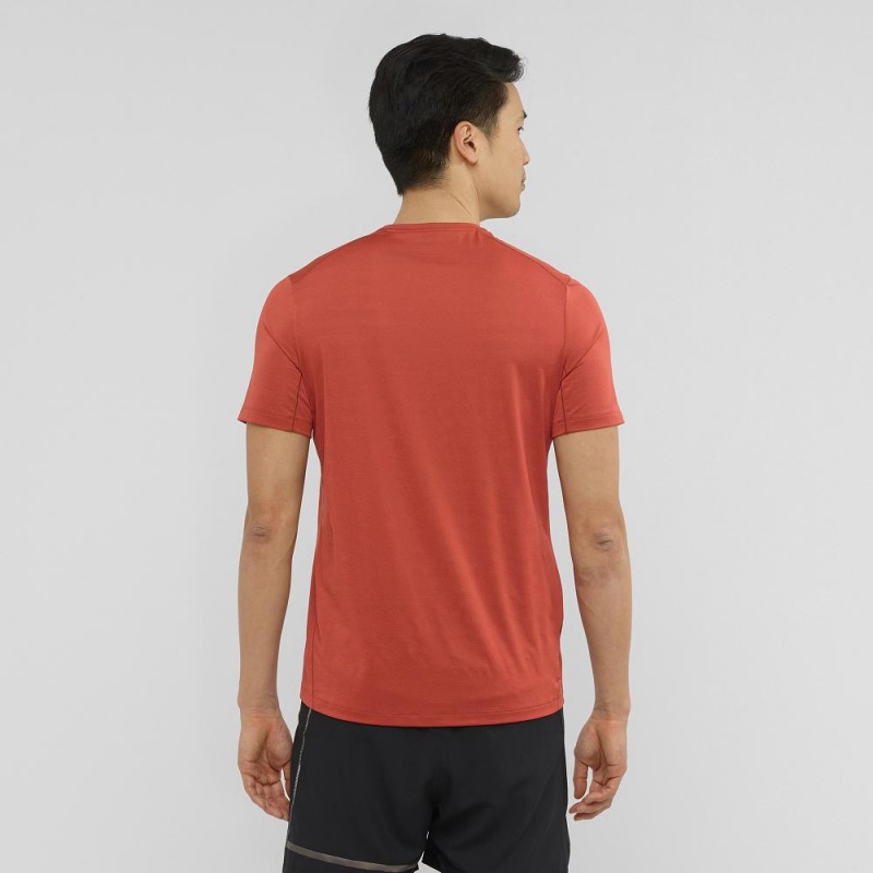 Salomon Xa Tee M Oberteile Rot | 62015-CXAN