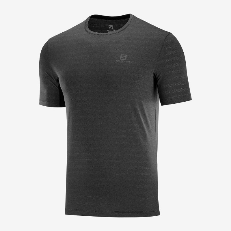 Salomon Xa Tee M Oberteile Schwarz | 25917-JAPG