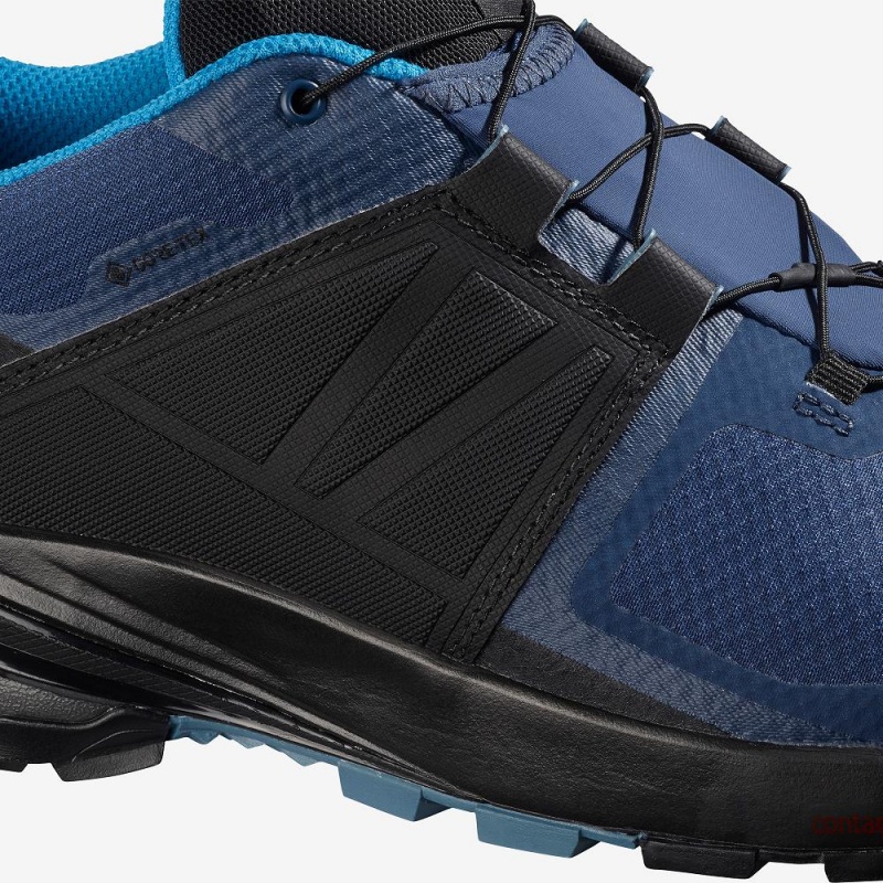 Salomon Xa Wild Gore-Tex Trailrunning Schuhe Blau | 68540-OZKV