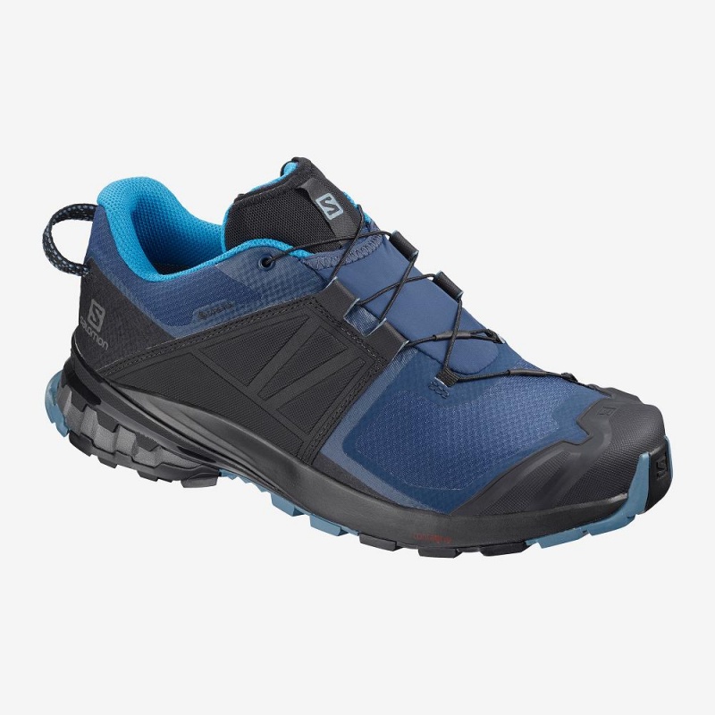 Salomon Xa Wild Gore-Tex Trailrunning Schuhe Blau | 68540-OZKV