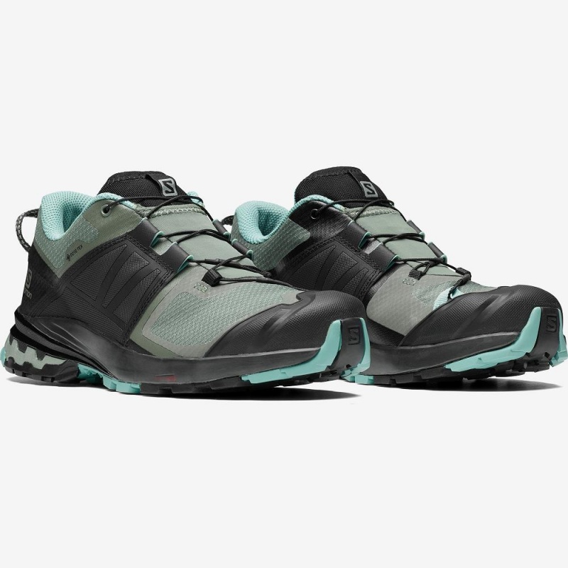 Salomon Xa Wild Gore-Tex Trailrunning Schuhe Blau | 23894-GTIQ