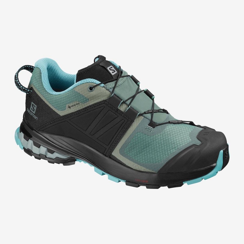 Salomon Xa Wild Gore-Tex Trailrunning Schuhe Blau | 23894-GTIQ